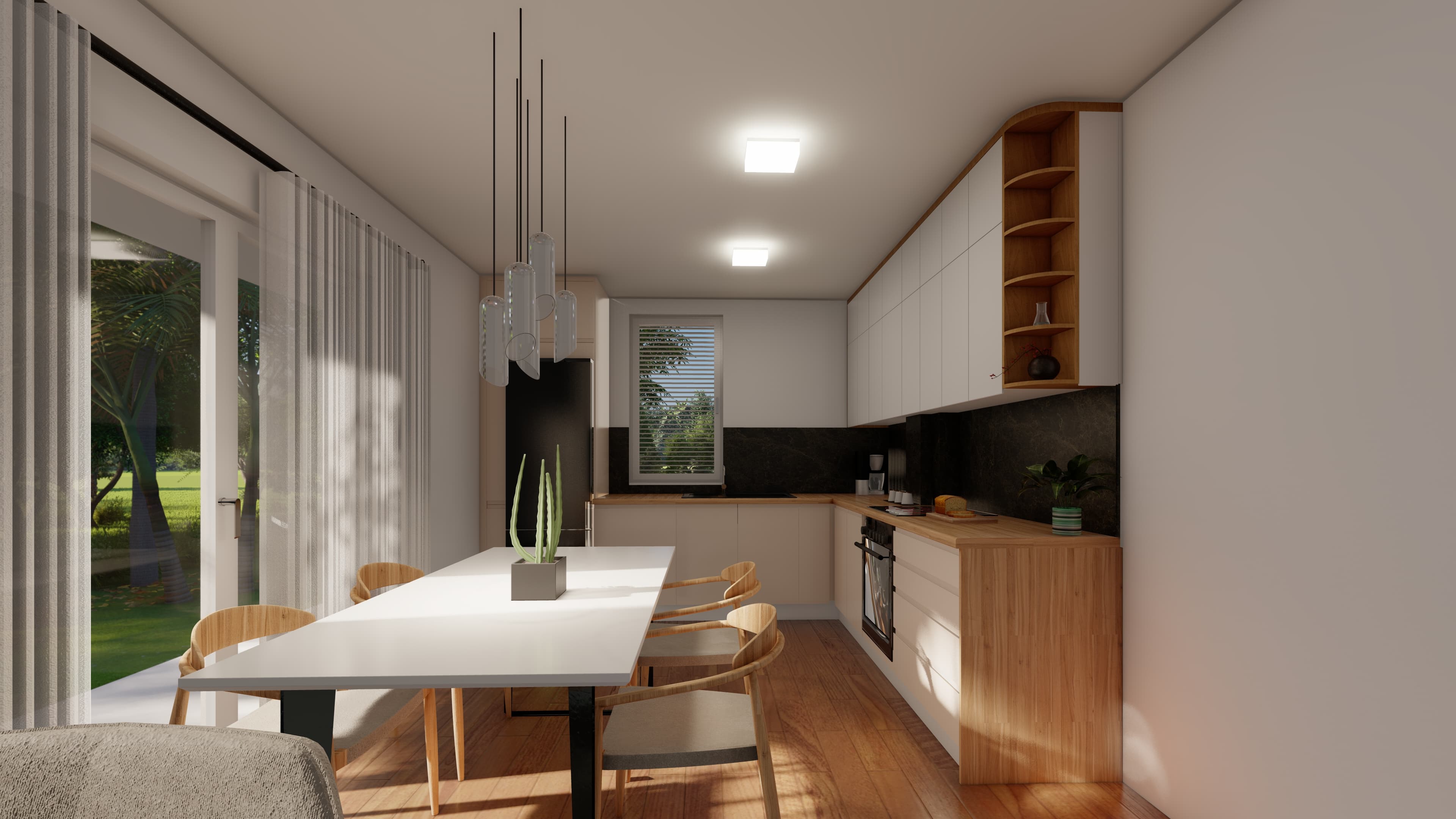 Practical Modern Kitchen